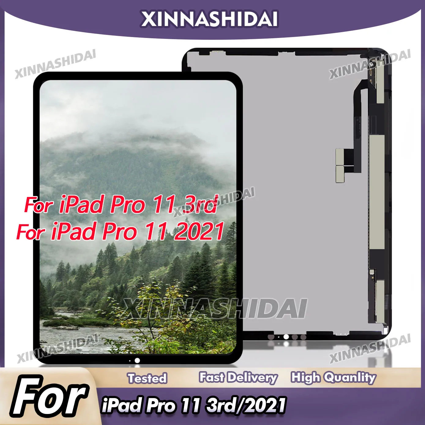 New Display For iPad Pro 11 inch 3rd Gen 2021 A2377 A2459 A2301 A2460 Tablet LCD Display Replacement Digitizer Assembly