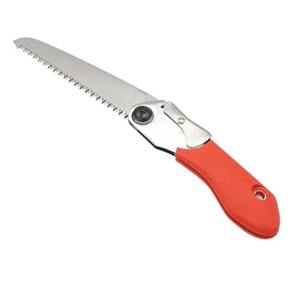 

Folding Saw Tooth Hand Saw 3-Edge-130mm For Wood Cutting Camping Pruning Saw For Gardening Pruning Trimming Sawing Camping Tool