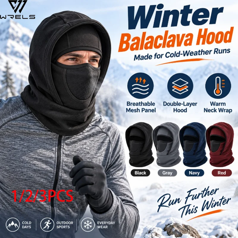 Winter Thick Hat Balaclava Cold-Resistant Thermal Cold Weather Face Neck Cover Unisex Multifunctional Cycling Hiking Head Cover