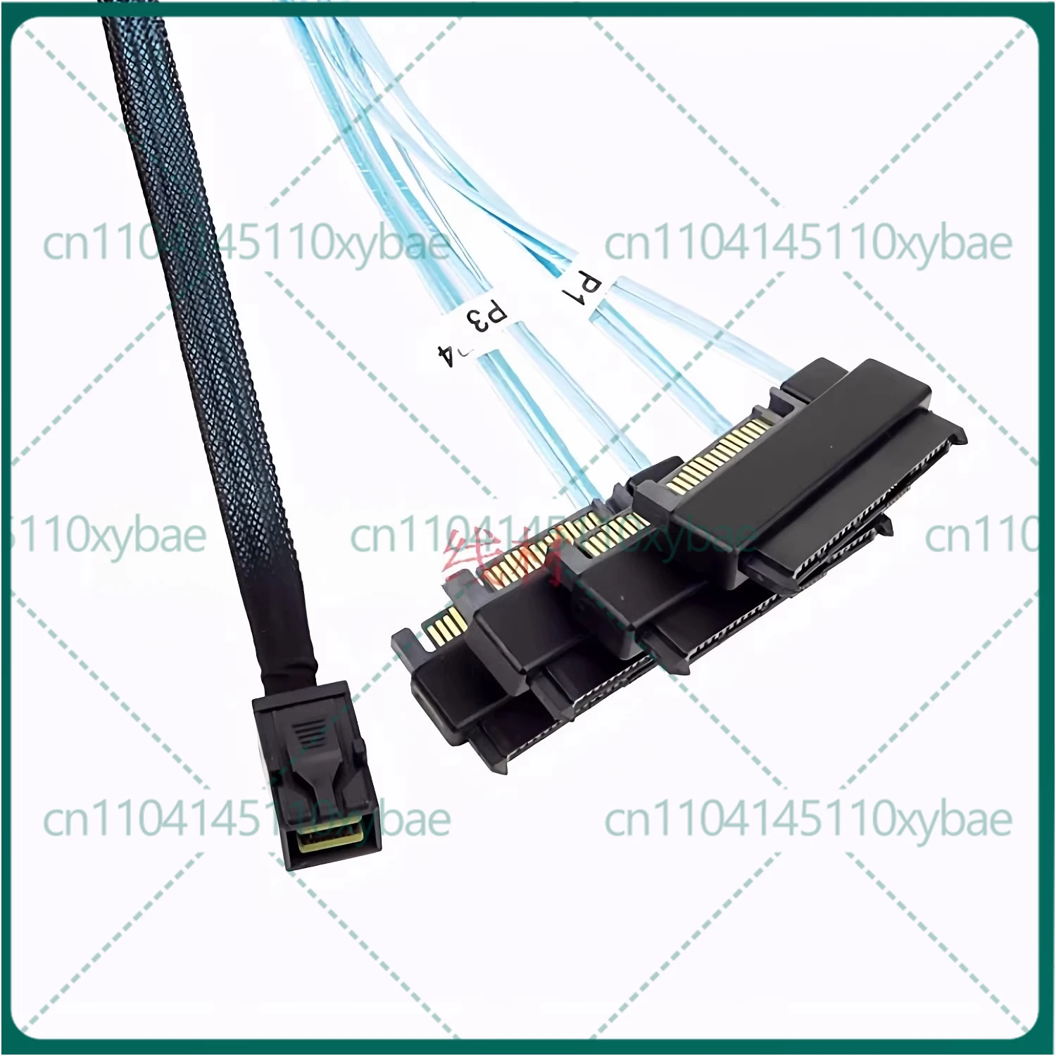 New For HD1 drag 4Mini SAS cable SFF8643 to 4SAS hard disk 29P 8482 server 12G data cable