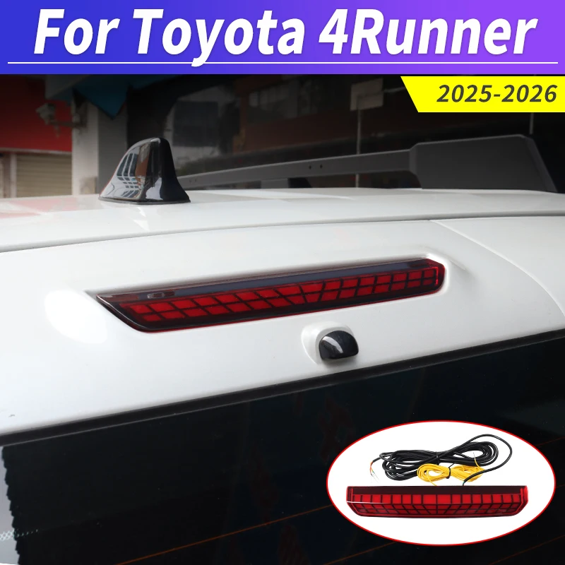 For Toyota 4Runner 2024 2025 2026 Rear Hatch Brake Light High Mount LED Stop Lamp Accessories