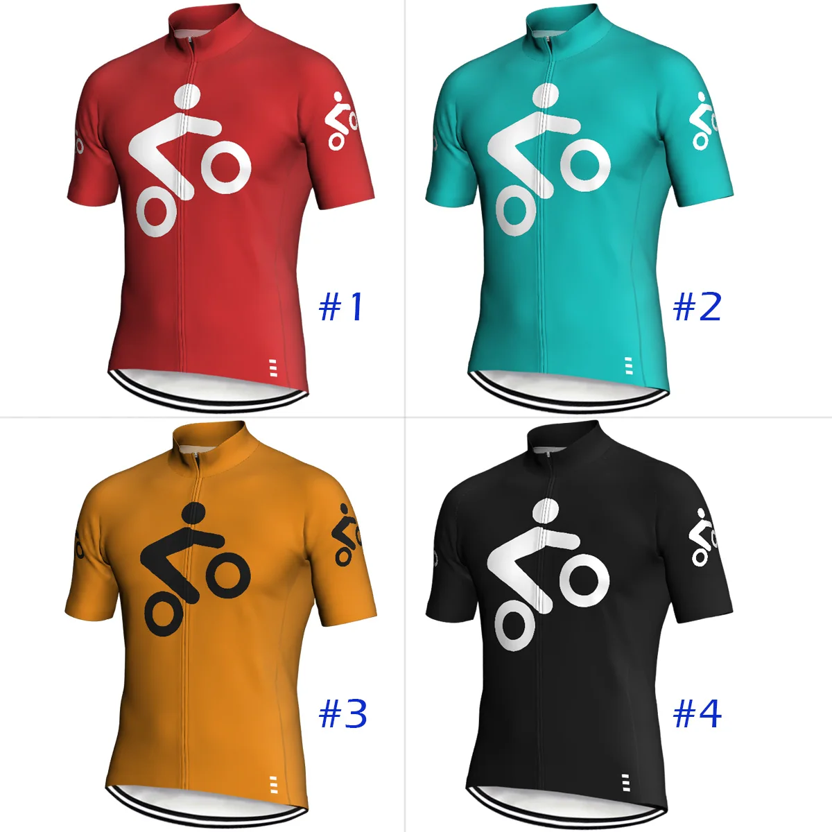 

Men's Short Jersey Sleeve Road Bike Clothes, Cycling Shirt, Motocross Wear, Bicycl Top, Credit Jacket Closure, Rider Chest