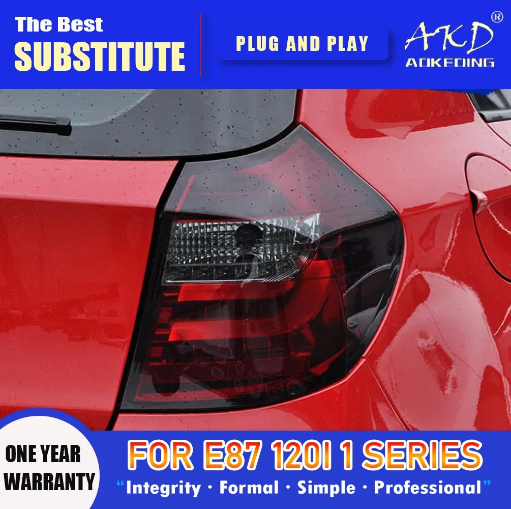 

AKD Tail Lamp for E81 E87 LED Tail Light 2004-2011 E81 E87 Rear Fog Brake Turn Signal Automotive Accessories