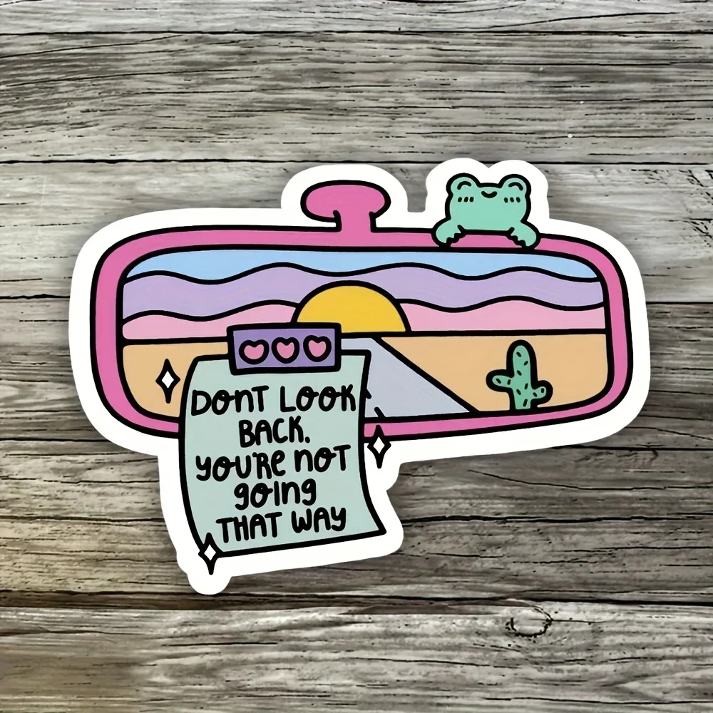 

Наклейка на автомобиль «Инспирационное зеркало заднего вида», мотивационная наклейка для кузова/окна автомобиля, добавление позитивной атмосферы к вашему автомобилю