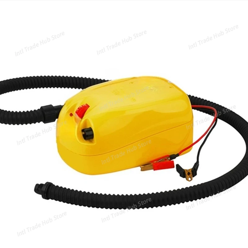 

Профессиональный электрический воздушный насос высокого давления, портативная надувная лодка, резиновая лодка, воздушный насос для каяка, 12 В постоянного тока