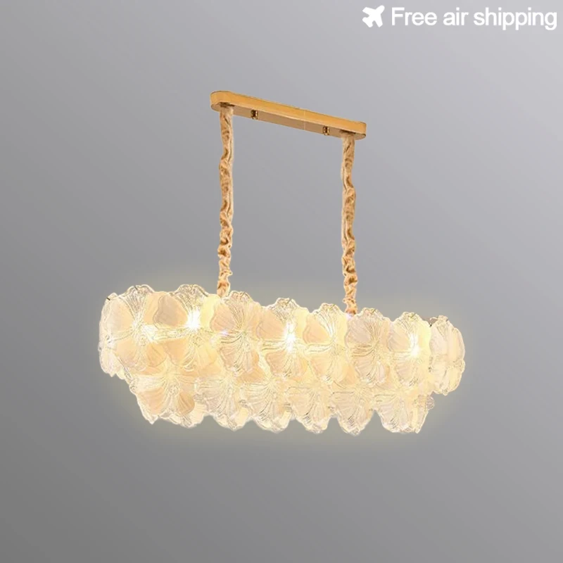 

French Art Deco LED Pendant Lights for Living Room and Dining Room Indoor Ceiling Lighting Modern Home Interior Decoration