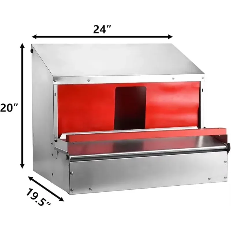 Reversible Egg Mount Roll Away Chicken Nesting Box with  New Condition for Retail Chicken Coop Hen Laying Boxes