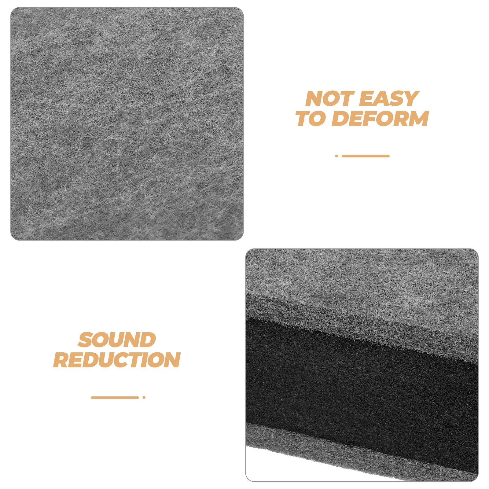 Soundproofing Mat Noise Reduction/Anti Vibration Pad for Drums and Subwoofers Speaker Mat Isolation Floor Pad for Home Studios