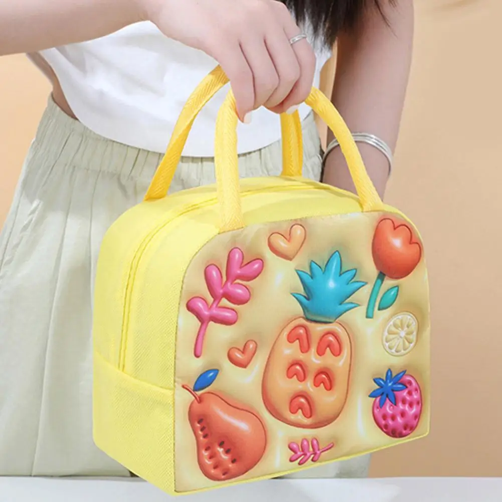 

Adorable 3D Cartoon Kids Lunch Bag - Insulated Thermal Tote For School & Picnic For Kids & Adults With Thickened Aluminum F O8U1