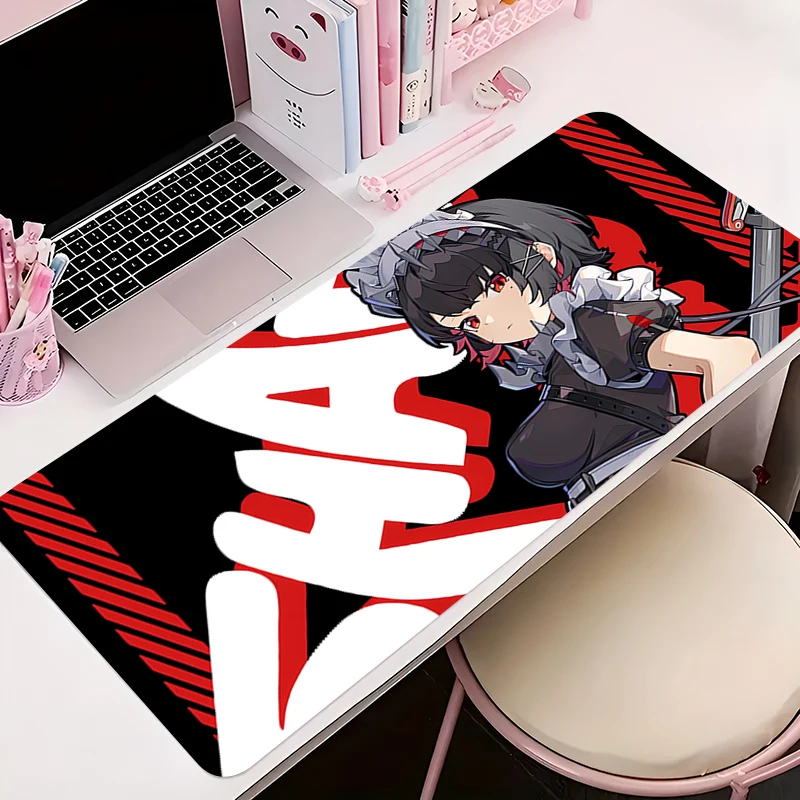 Mousepad pc acessórios de jogos armário de computador tapete estendido antiderrapante mouse pad teclado z-zenless zona zero tapete de mesa de escritório