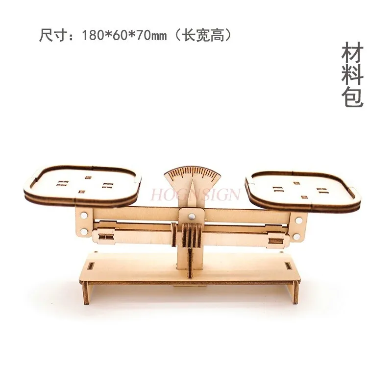 1set Handmade Material Model Technology Small Maker Tray Small Scale DIY Student Puzzle Science Experiment