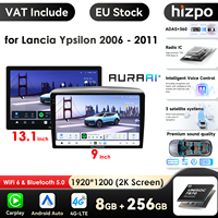Hizpo 2K Screen Wireless Carplay Android Auto for Lancia Ypsilon 2006 - 2011 Infotainment Multimedia Player Navigation GPS