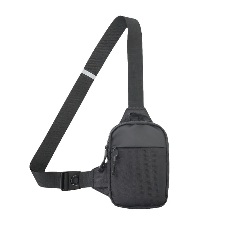 

simptech Mini Crossbody Sling Bag Chest Bag Dual Pocket Water Resistant Fanny Pack Running Phone Holder for Men Women Workout.