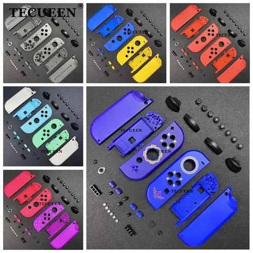 Carcasa de repuesto de edición limitada DIY para Nintendo Switch NS/OLED Joy-Con, carcasa completa, botones, piezas de reparación, caja de plástico