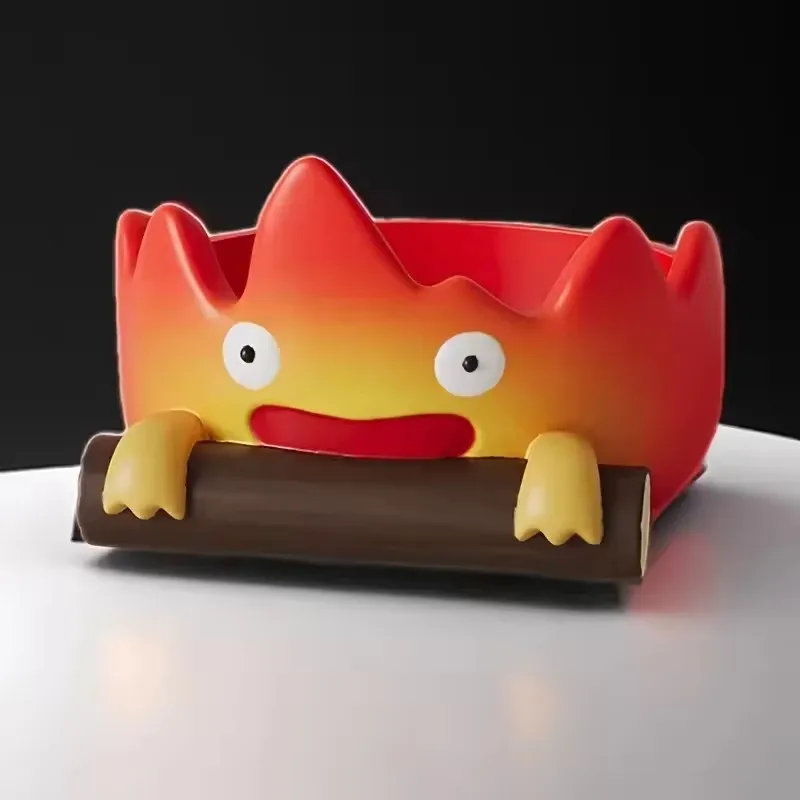 

Cartoon Fire Person Resin Tray:Creative Anime Key Storage Holder Versatile Indoor Outdoor Decor Excellent Christmas Halloween