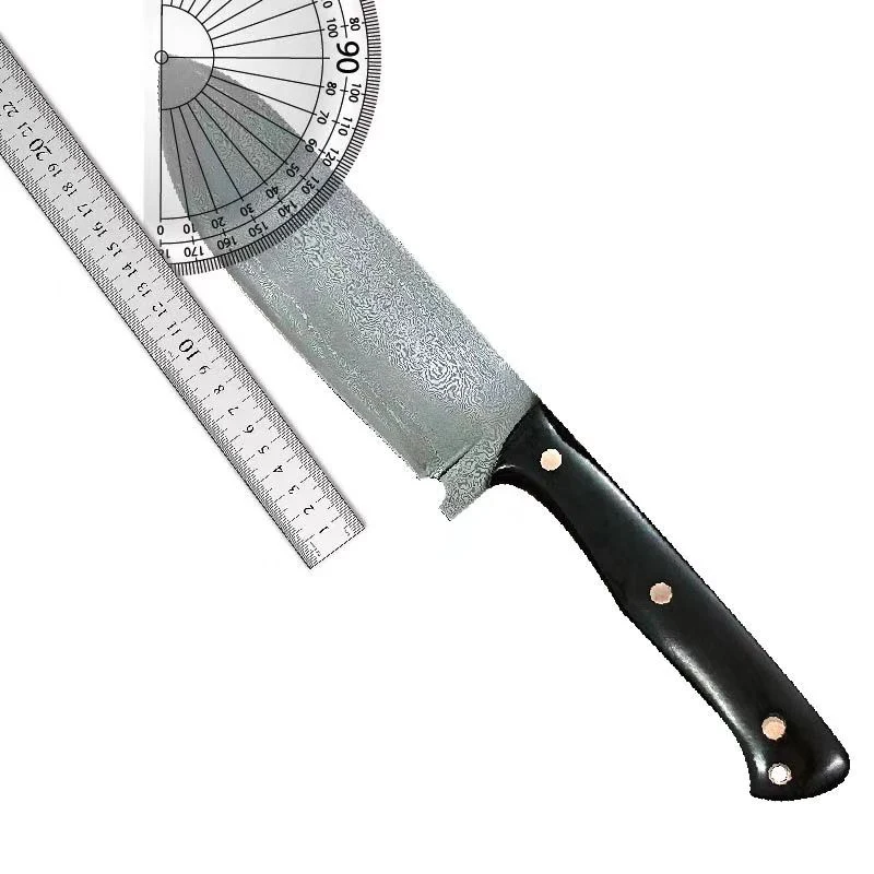 8 Inch Wood Chopper Knife Sharp Chef Cleaver Machete Damascus Steel Blade Handmade Longquan Kitchen Knife Meat And Poultry Tools