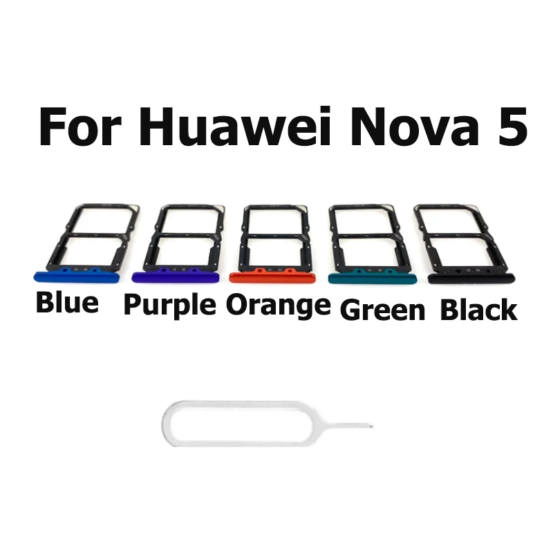 Adaptateur de Carte Sim pour Huawei Nova 5, Pièces de Réparation