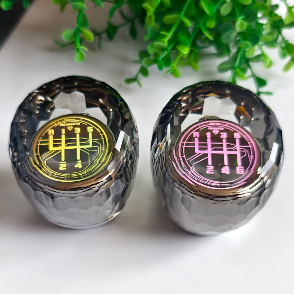 

5 6 Speed Manual Colorful crystal Car Gearbox Gear Shift Knob Stick Head For Chevrolet Cruze 2009 2010 2011 2012 2013 2014 2015