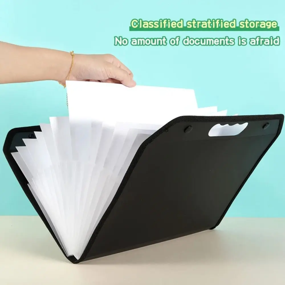 防水収納オーガナイザー、バックルハンドバッグ、耐摩耗性、防塵、A4ファイルフォルダー、スクールポーチ、データオーガナイザー、大容量