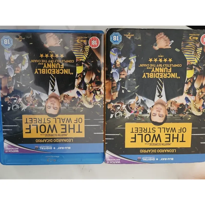 The Wolf of Wall Street Little Plum Genuine British Blu ray Disc with Paper Cover