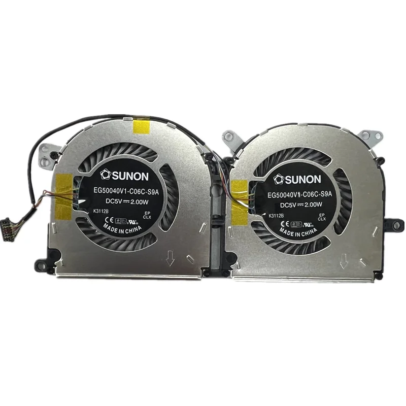 Novo original para lenovo ideapad yoga 13 yoga13 computador portátil placa-mãe cpu gpu cooler dissipador de calor ventilador EG50040V1-C06C-S9A