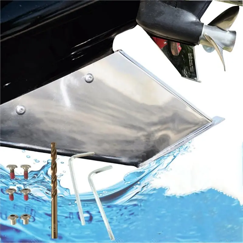 AB96-For Yamaha 150-175HP 2& 4 Stroke 1984-Bound 27151 Stainless Steel Skeg Guard Fix Damaged Skeg Boat Tail Fin Protector Cover