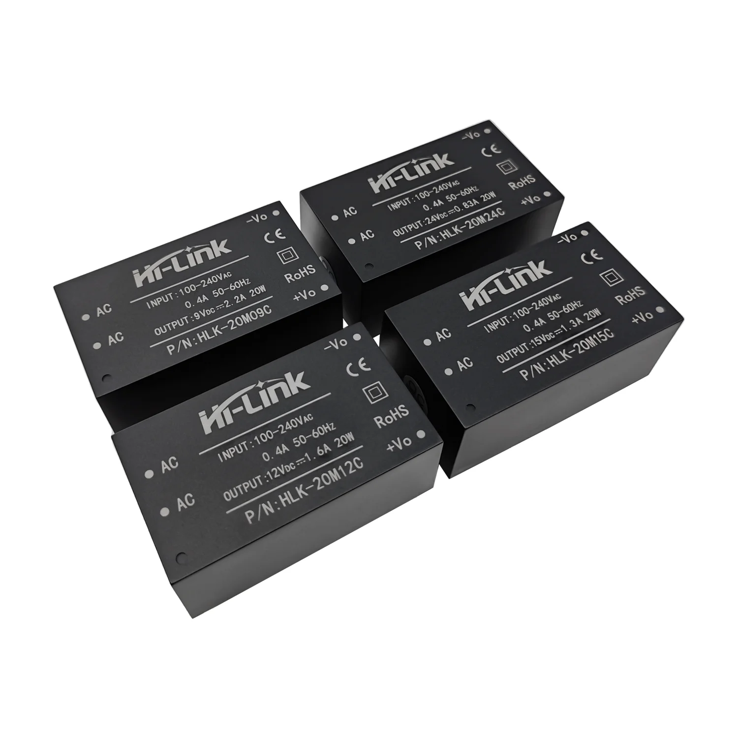 

Hi-Link Новый продукт запускается серия 20WC, 2 шт. HLK-20M09C 20M12C 20M15C 20M24C Модуль питания переменного/постоянного тока