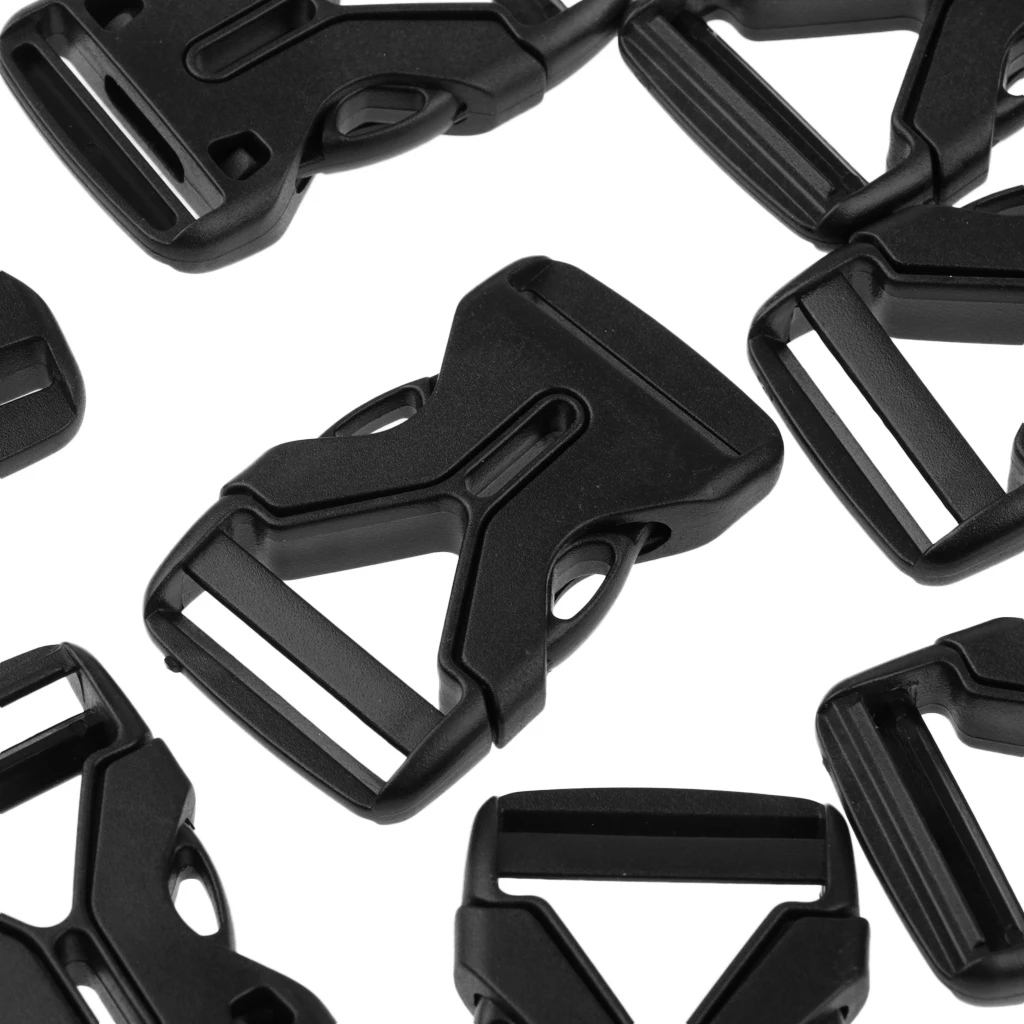 Quick Release Plastic Male Female Buckles Contoured Side Release for Luggage Dog Collar Belts Outdoor Supplies