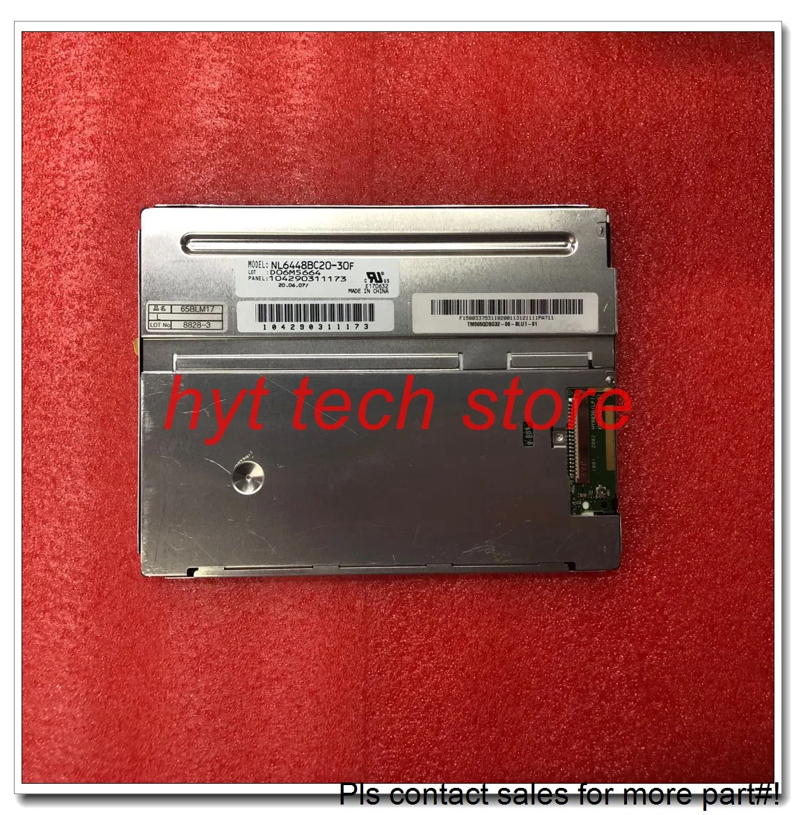 6.5นิ้วหน้าจอ LCD NL6448BC20-30 NL6448BC20-30F 640*480. ต้นฉบับสต็อก