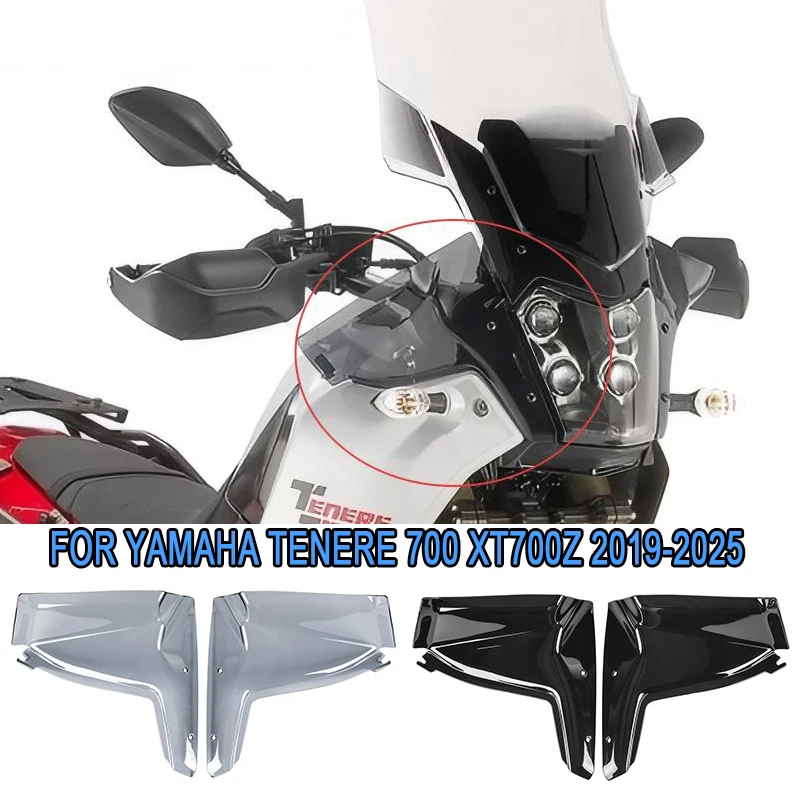 

Motorcycle Side Handlebar Wind Shield Wind Deflector Windscreen Windshield For Yamaha Tenere 700 XT700Z XT 700Z XT7 2019-2024
