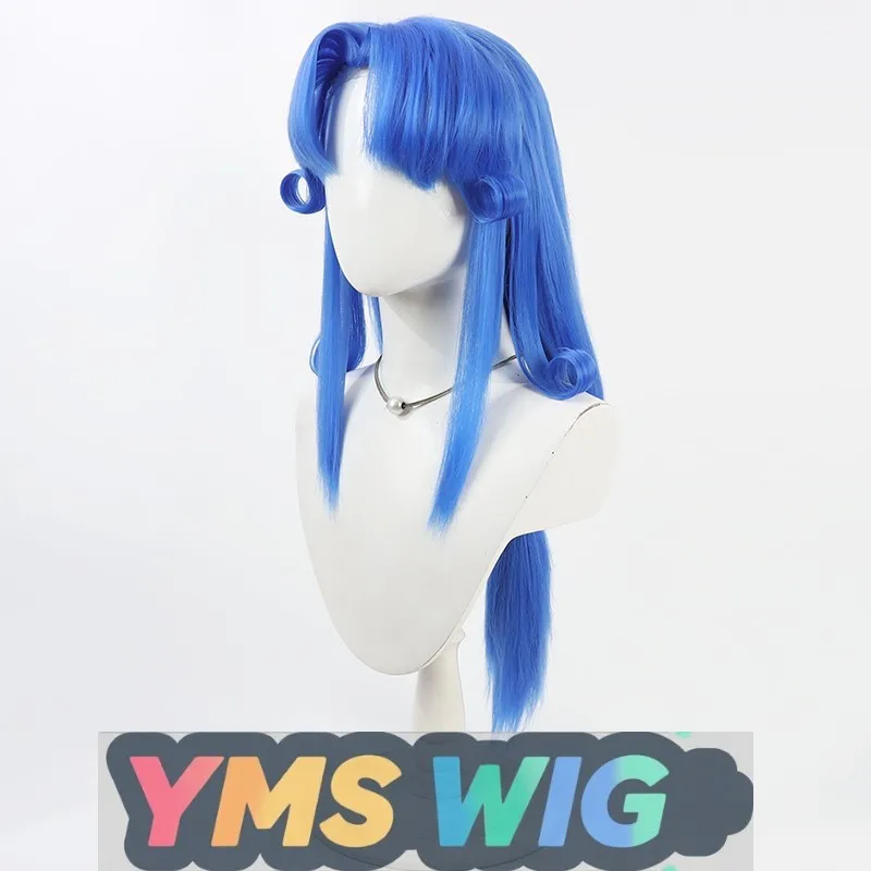 [YMS WIG] شعر مستعار الأميرة الجوزاء لوتس صوت كوس آلية الجمال مدببة جذر الشعر الأزرق الملكي