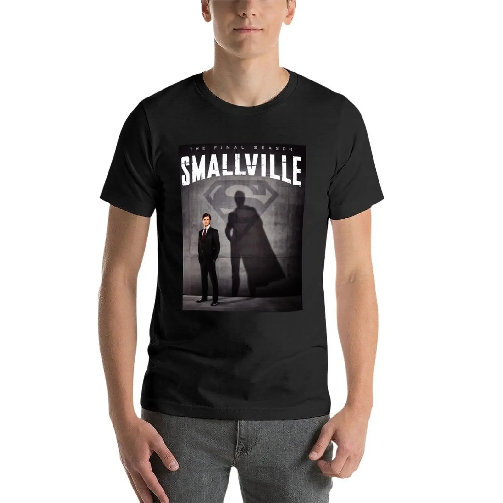 New SMALLVILLE LOGO Classic T-Shirt anime clothes graphic t shirts mens workout shirts