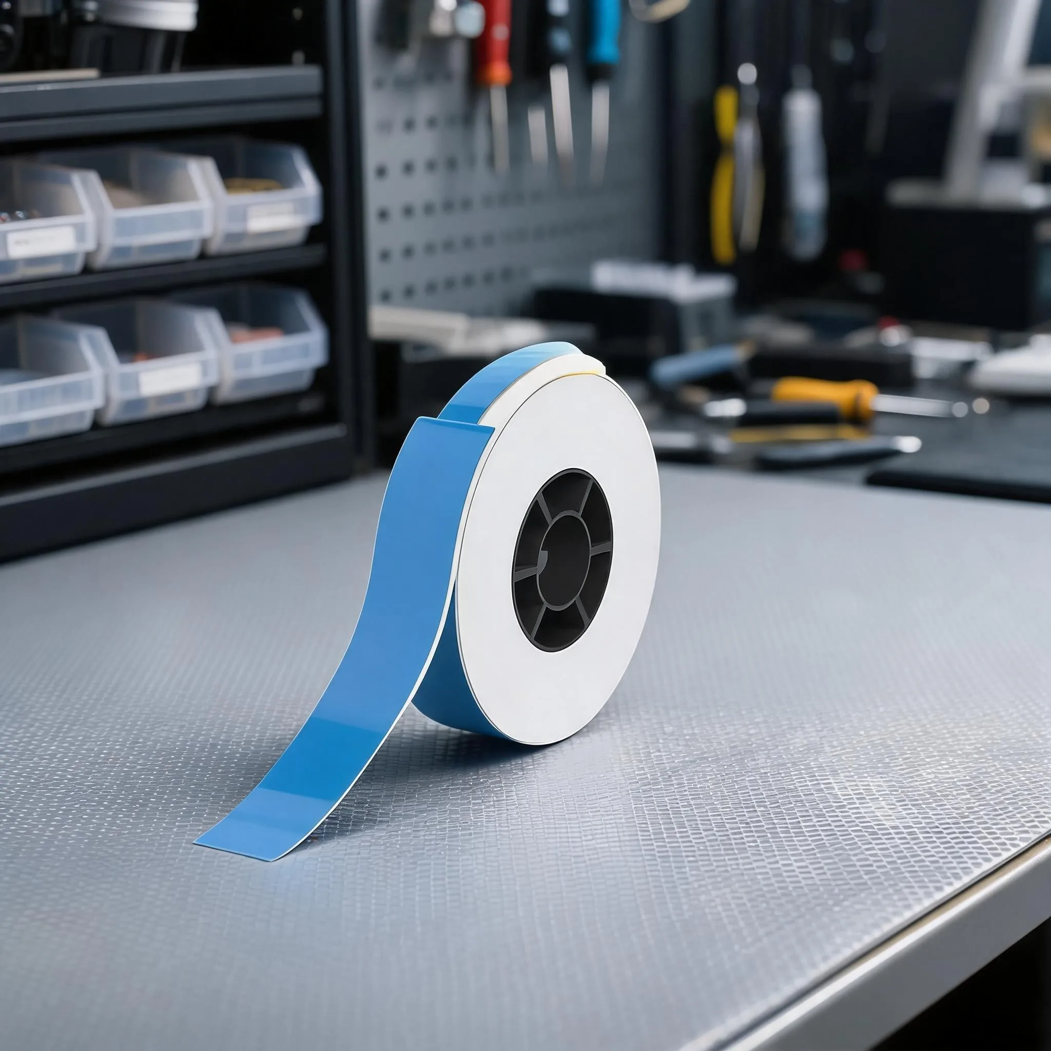 Waterproof PVC For cable Labels 12.5 mm x 74 mm 65 pcs per Roll for For cable Identification in Data Centers and Offices
