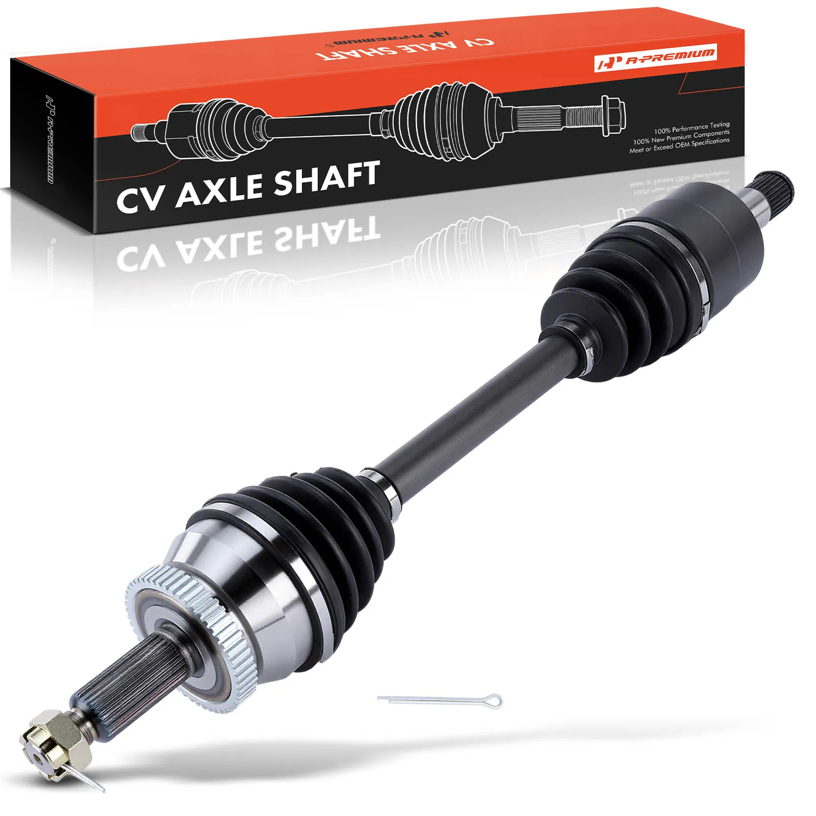 A-Premium Front Driver Side CV Axle Assembly for Kia Sorento 2011 Hyundai Santa Fe 2010-2011