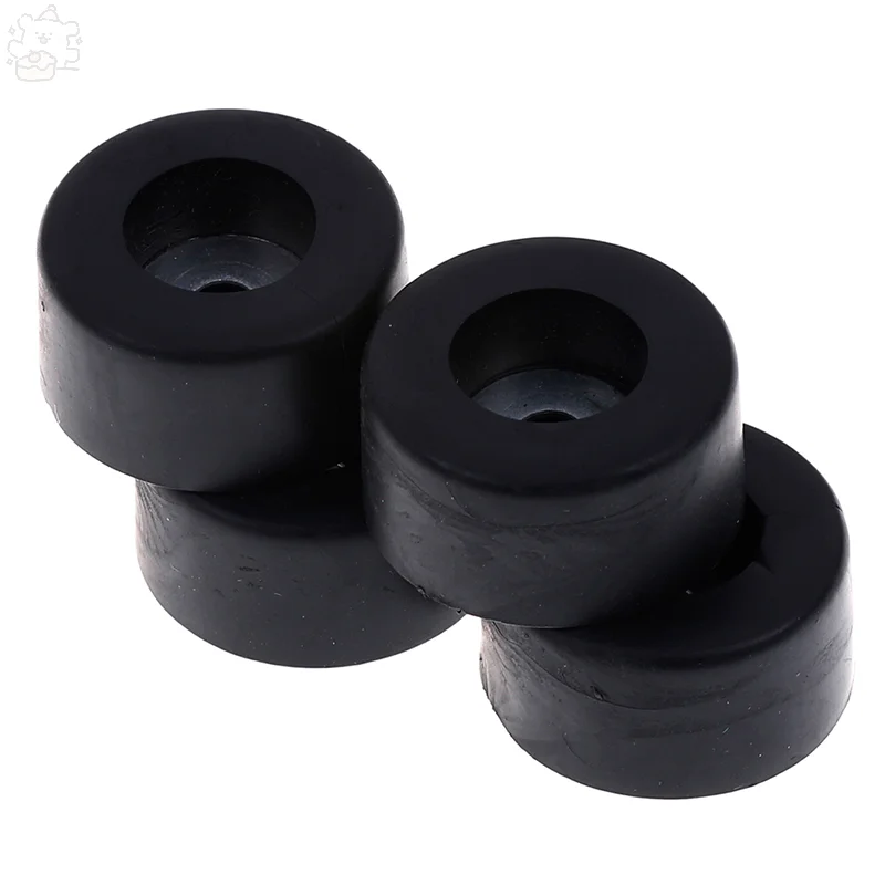 Durable Speaker Cabinets  Rubber Feet Damper Pad Base 4 Pcs 38mm X19mm