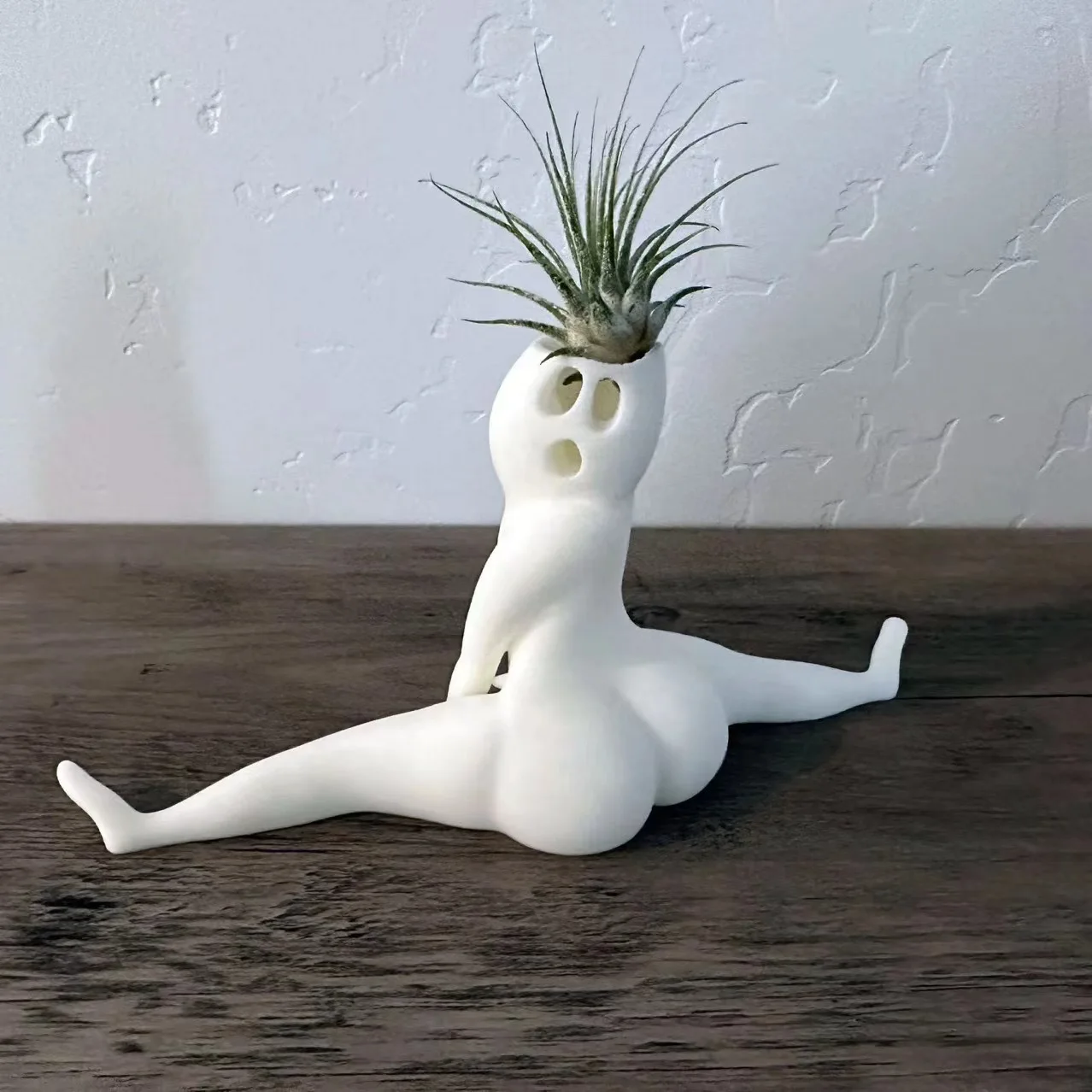 Hilarious Big Booty Ghost Planter Succulent Planter Air Plant Display Indoor Planter Decor Pots Funny Prank Gift