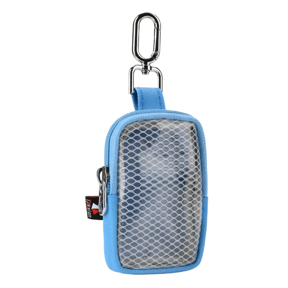 Washable Nylon Story Card Storage Bag Splash-proof Scratch-resistant Audio Player Card Pouch Anti-fall Anti-lost for Yoto Mini