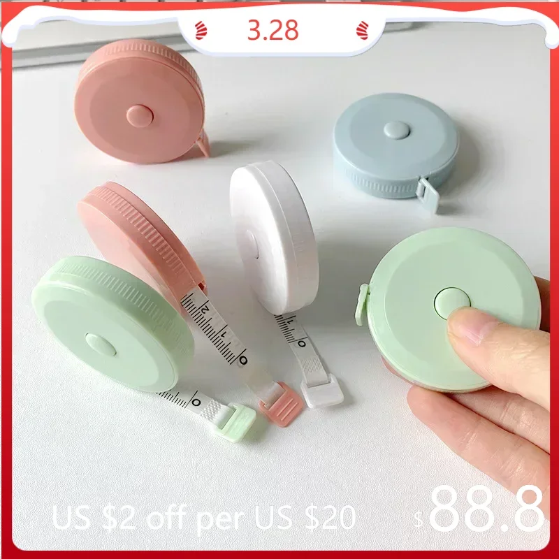 

1.5M Soft Tape Measure Double Scale Body Sewing Flexible Measurement Ruler For Body Measuring Tools Tailor Craft 60Inch