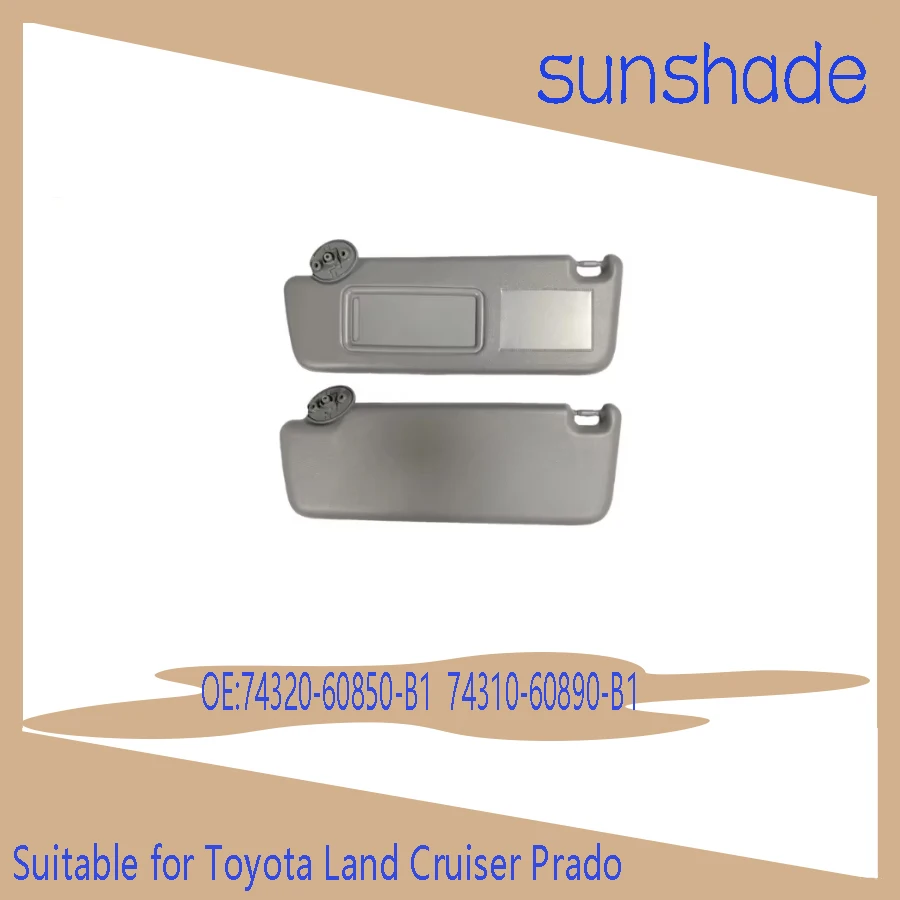 

Suitable for Toyota Land Cruiser 74320-60850-B1 Prado 120 KDJ TRJ RZJ LJ KZJ GEJ Sun Visor 2002 -2010 74310-60890-B1 Auto Parts