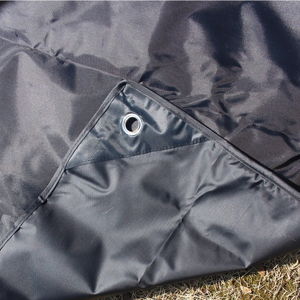 

Camping Blanket Waterproof Oxford Cloth Lightweight Compact Portable Picnic Beach Travel Outdoor Activities Black 2.1x2m