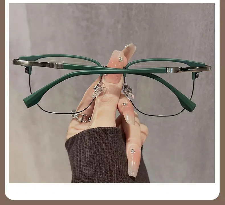 2026 Neue Unisex-Lesebrille: Vielseitige, modische Anti-Blaulicht-Brille mit Augenbrauenrahmen, 1 Stück – Detail 13
