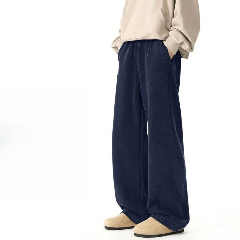 

The New Summer Style of Sweatpants for Men in 2025: Casual, Loose, Straight-leg, Wide-leg, Large-sized Trousers for Trendy Men