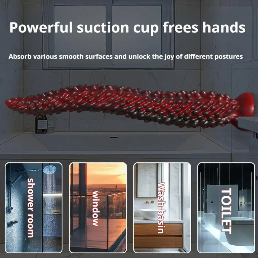 جديد الغريبة اللامسة المكونات الشرج طويلة سميكة دسار دوامة سيليكون كبير بعقب المكونات شفط كأس الشرج لعبة موسع الكبار لعبة الرجال النساء