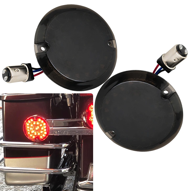 

Motorcycle Turn Signal 1157 Double Contacts Lamp For Harley Road King Softail Deluxe Electra Glide Heritage Softail 1989-2012