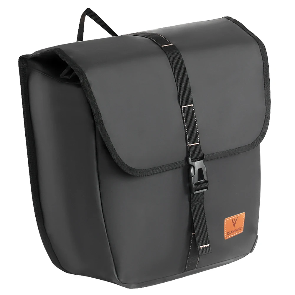 Double Pannier Bag Multifunction Rear Seat Panniers Pack Large Capacity Bike Rack Tail Bag with Handle for Outdoor Riding Travel