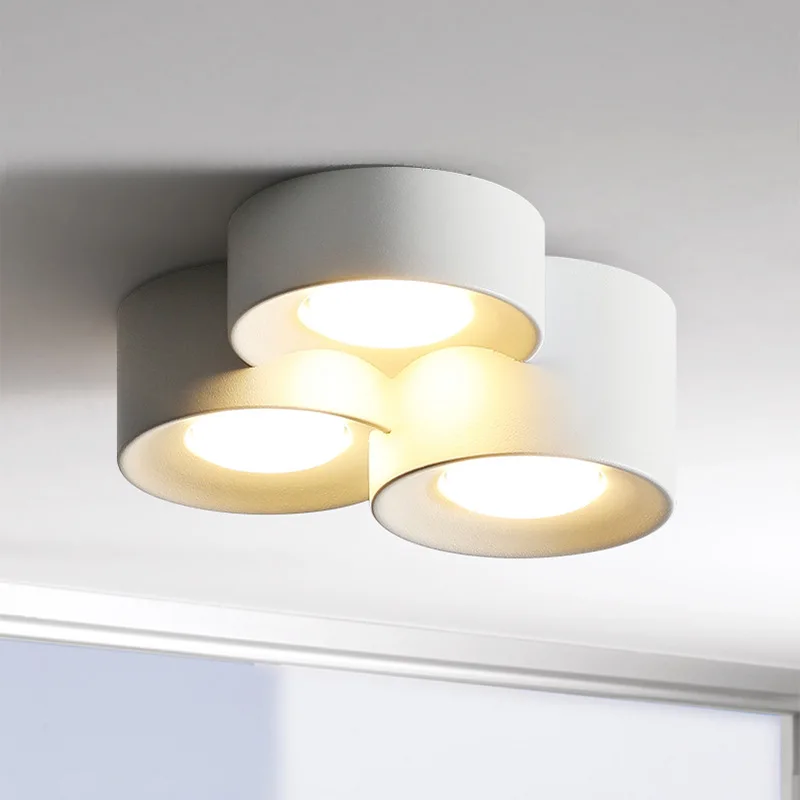 Spotlight Resin Ceiling Lights Hallway Aisle Home Decoration Nordic LED Ceiling Lamps Cylinder For Bedroom Cafe Kitchen Corridor