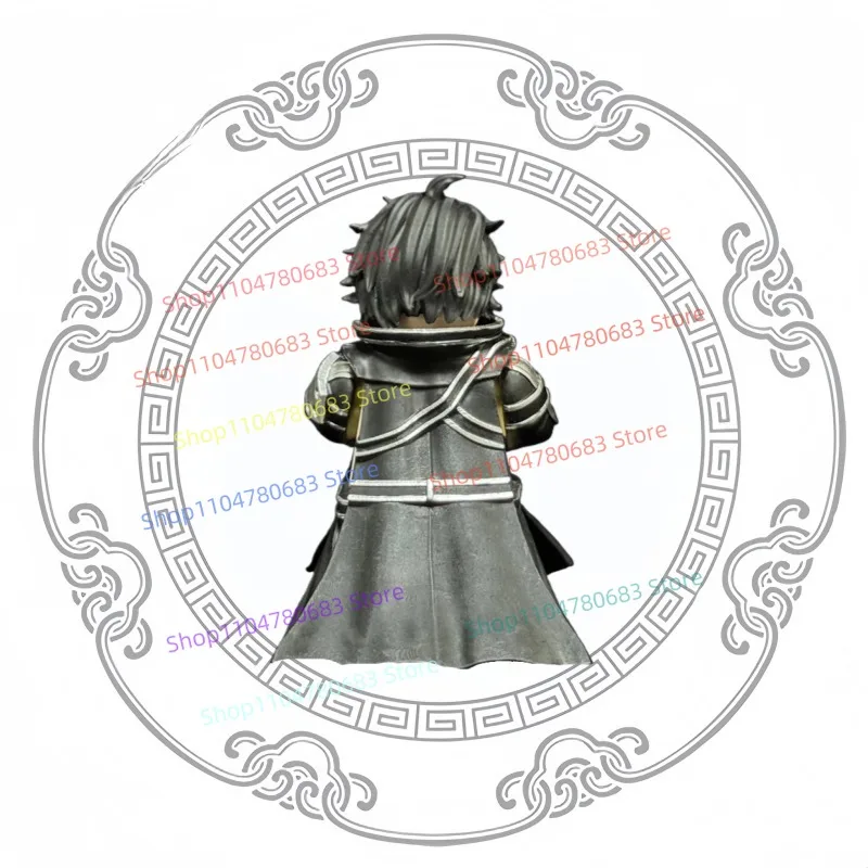 Figurka Mini Wojownika z Dwoma Mieczami MOC, Model do Składania z Klocków, Akcesoria z Anime, Zabawka Dekoracyjna, Prezent Kolekcjonerski