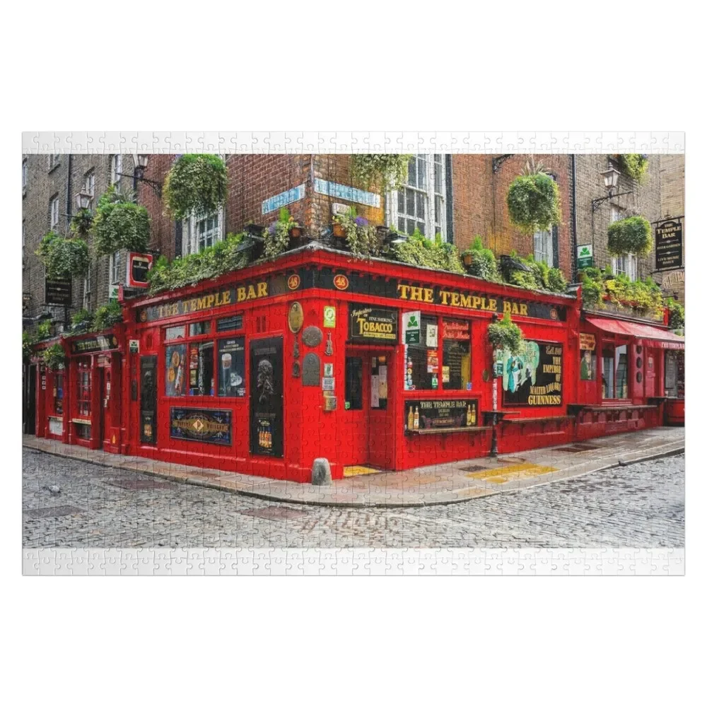 Temple Bar Dublin Jigsaw Puzzle Personalized Child Gift Customizable Child Gift Puzzle