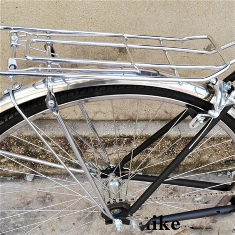 Bicycle Luggage Carrier Road Bike Rear Hanger 27 Inch Cargo Rack 700C Single Speed Fixie Tail Storage Bracket Seat