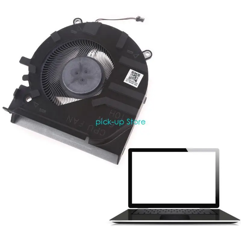 Q5WA CPU GPUラジエーターDC 5V 4ピン4ワイヤラップトップクーラーファンHP Victus 16-D 16-E TPN-Q263 TPN-Q264 EG75070S1-C700 C710 S9A